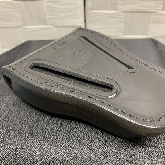 Black Don Hume C-303 Basket Weave Belt Handcuff Pouch Never Used - Picture 5 of 7